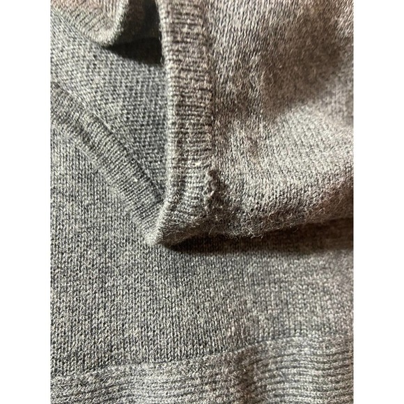 Gap Wool Blend Gray Sweater Dress Size S Cap Sleeves - Picture 10 of 10